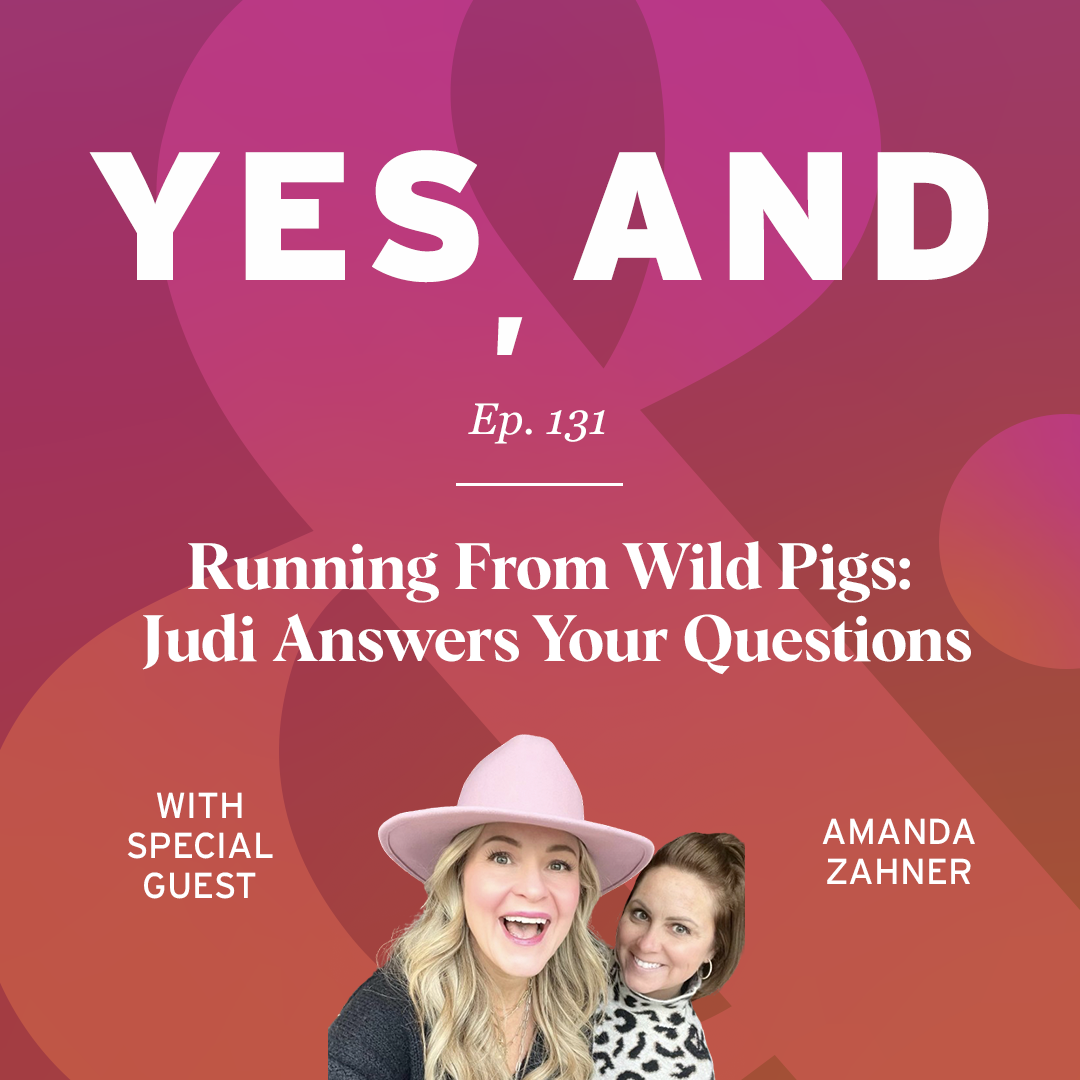 Running From Wild Pigs: Judi Answers Your Questions